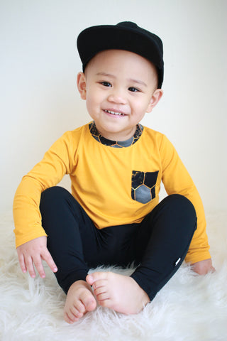 Black | Bamboo Baby, Toddler & Kids Pants