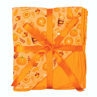 Pumpkin Lover | Double Layer Bamboo Adult Blanket