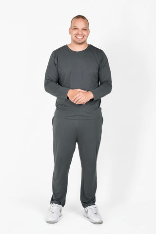 Charcoal | Men's Bamboo Relaxed Lounge Pajama Pants