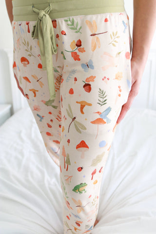Whimsical Woodland | Women's Bamboo Jogger Pajama Pants
