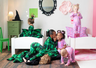 Green Galaxy Elixir | Two-Piece Bamboo Long Sleeve Toddler & Kids Pajamas