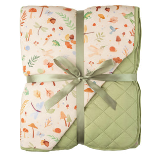 Whimsical Woodland | Quilted Bamboo Adult Blanket