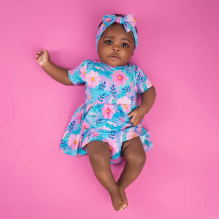 Dreamy Cosmos | Baby & Toddler Bamboo Bodysuit Dress