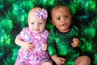 Green Galaxy Elixir | Baby & Toddler Bamboo Bodysuit Onesie