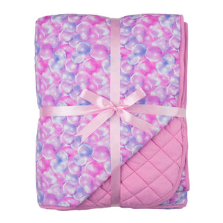 Bubbles | Quilted Bamboo Adult Blanket