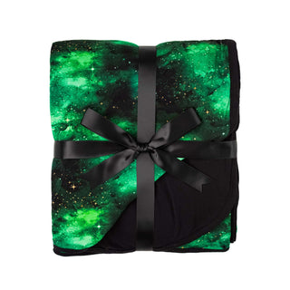 Green Galaxy Elixir | Double Layer Bamboo Adult Blanket
