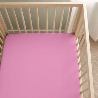 Bubble Gum Pink | Bamboo Crib Sheet