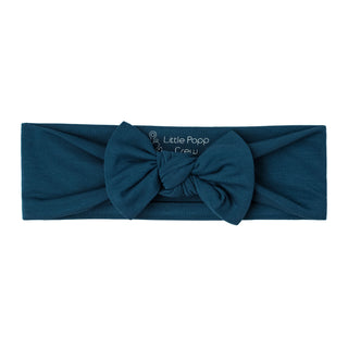 Deep Lagoon | Bamboo Headband Bow