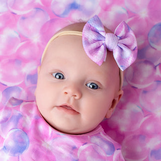 Bubbles | Baby Girl Nylon Bow
