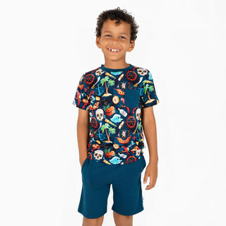 Ahoy Matey | Bamboo Toddler & Kids Pocket Tee & Shorts Set