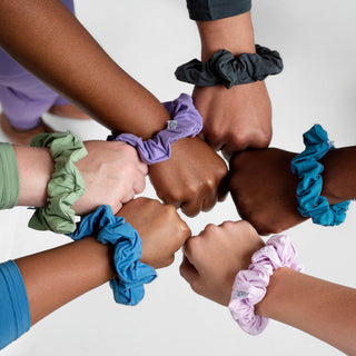 Charcoal | Bamboo Scrunchie