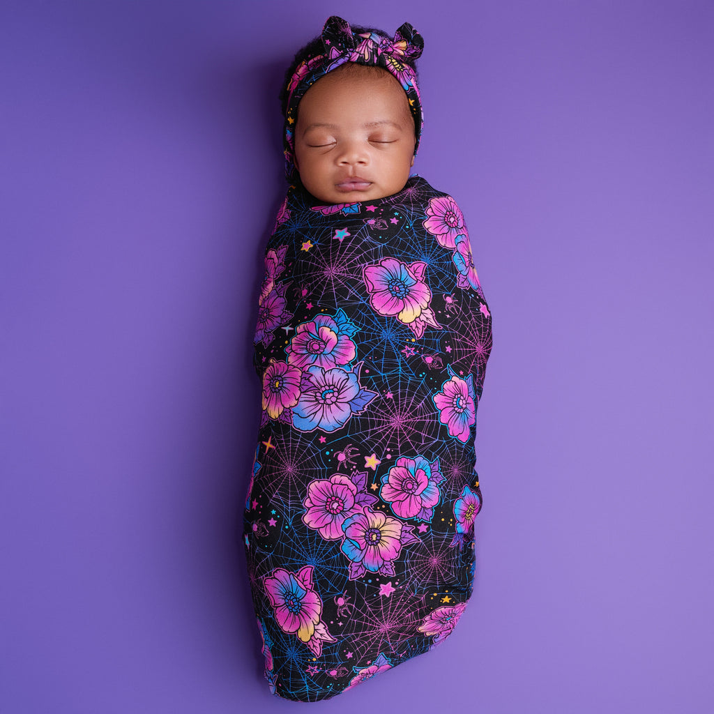 Phoebe Swaddle Bamboo Baby Blanket