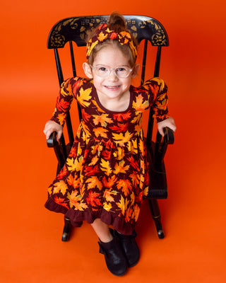 Autumn Leaves | Bamboo Headband Bow