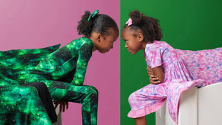 Green Galaxy Elixir | Two-Piece Bamboo Long Sleeve Toddler & Kids Pajamas