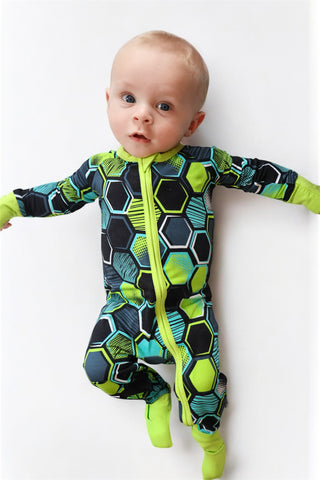 Blitz | Convertible Bamboo Zipper Baby Pajamas