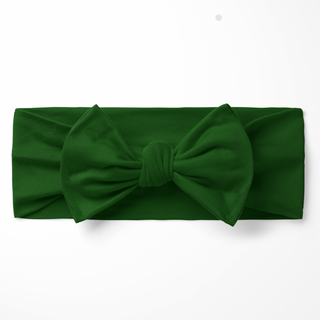 *PRE-SALE* Evergreen | Bamboo Headband Bow *EST SHIP EARLY NOV*