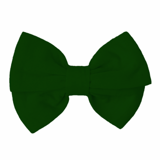 *PRE-SALE* Evergreen | Bamboo Big Clip on Bow *EST SHIP EARLY NOV*