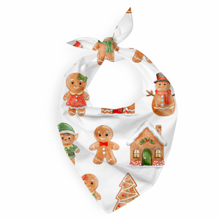*PRE-SALE* Holiday Gingerbread | Bamboo Pet Bandana *EST SHIP EARLY NOV*