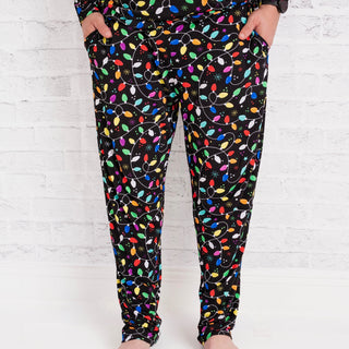 *PRE-SALE* Holiday Lights | Men's Bamboo Relaxed Lounge Pajama Pants *EST SHIP EARLY NOV*