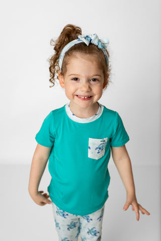 Sea of Turtles | Bamboo Headband Bow