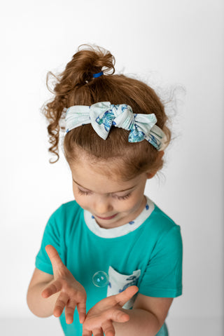 Sea of Turtles | Bamboo Headband Bow