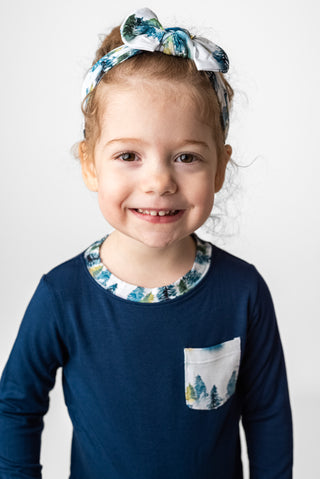 Winter Trees | Bamboo Headband Bow