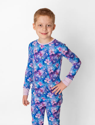Dreamy Blooms | Two-Piece Bamboo Long Sleeve Toddler & Kids Pajamas