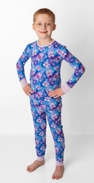Dreamy Blooms | Two-Piece Bamboo Long Sleeve Toddler & Kids Pajamas