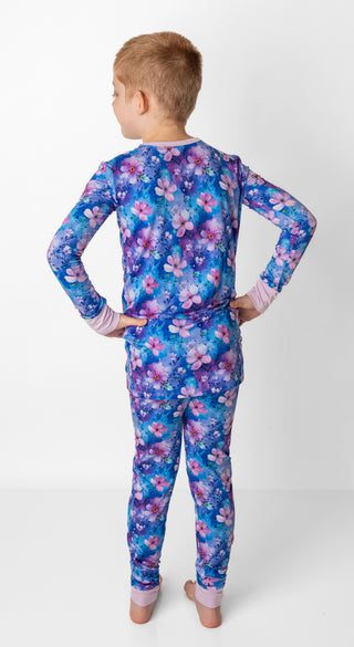 Dreamy Blooms | Two-Piece Bamboo Long Sleeve Toddler & Kids Pajamas