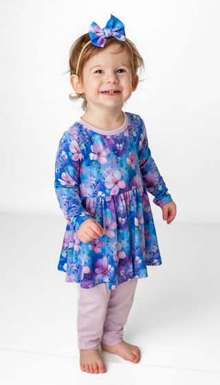 Dreamy Blooms | Baby & Toddler Bamboo Bodysuit Dress