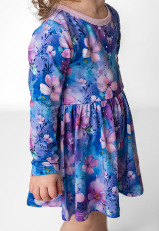 Dreamy Blooms | Baby & Toddler Bamboo Bodysuit Dress