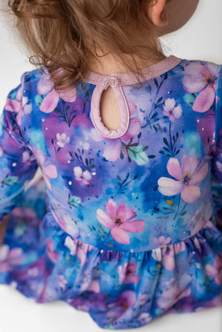 Dreamy Blooms | Baby & Toddler Bamboo Bodysuit Dress