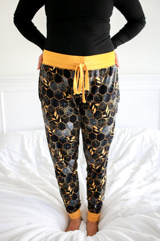 Midnight Honey | Women's Bamboo Jogger Pajama Pants