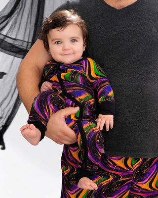 Halloween | Magic Swirls | Bamboo Zipper Pajamas