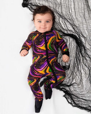Halloween | Magic Swirls | Bamboo Zipper Pajamas