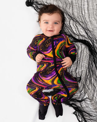 Halloween | Magic Swirls | Bamboo Zipper Pajamas
