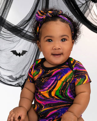 Halloween | Magic Swirls | Bamboo Headband Bow
