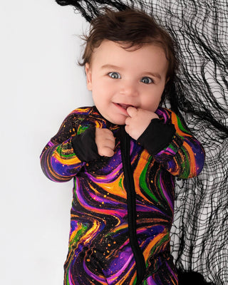 Halloween | Magic Swirls | Bamboo Zipper Pajamas