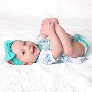 Sea of Turtles | Baby & Toddler Bamboo Bodysuit Dress