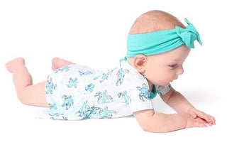 Sea of Turtles | Baby & Toddler Bamboo Bodysuit Dress