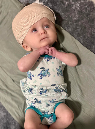 Sea of Turtles | Baby & Toddler Bamboo Bodysuit Dress