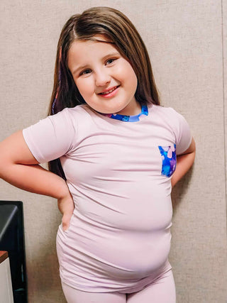 Orchid | Bamboo Toddler & Kids Pocket T-Shirt