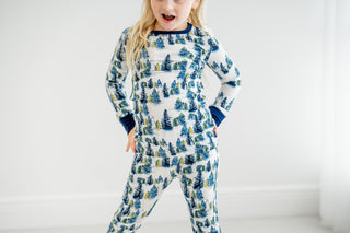 Winter Trees | Two-Piece Bamboo Long Sleeve Toddler & Kids Pajamas