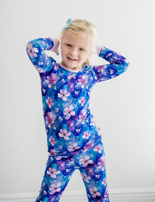 Dreamy Blooms | Two-Piece Bamboo Long Sleeve Toddler & Kids Pajamas