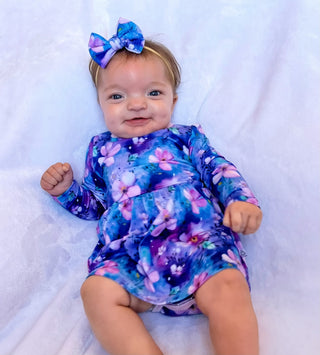 Dreamy Blooms | Baby & Toddler Bamboo Bodysuit Dress