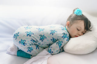 Sea of Turtles | Convertible Bamboo Zipper Baby Pajamas