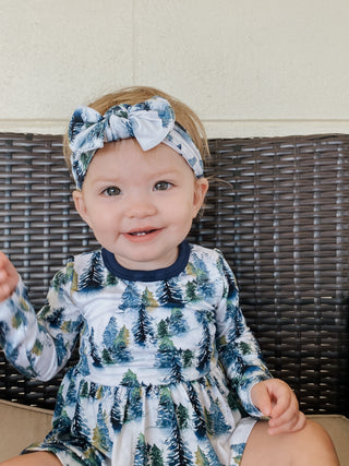 Winter Trees | Bamboo Headband Bow