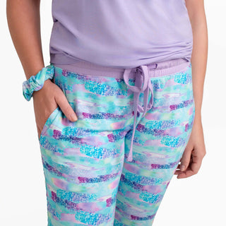 Mermaid Glitter | Women's Bamboo Jogger Pajama Pants