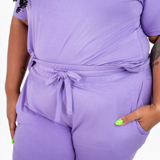 Purple | Women's Bamboo Jogger Pajama Pants