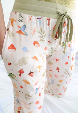 Whimsical Woodland | Women's Bamboo Jogger Pajama Pants